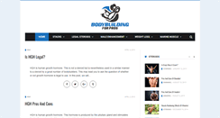 Desktop Screenshot of bodybuildingforpros.com